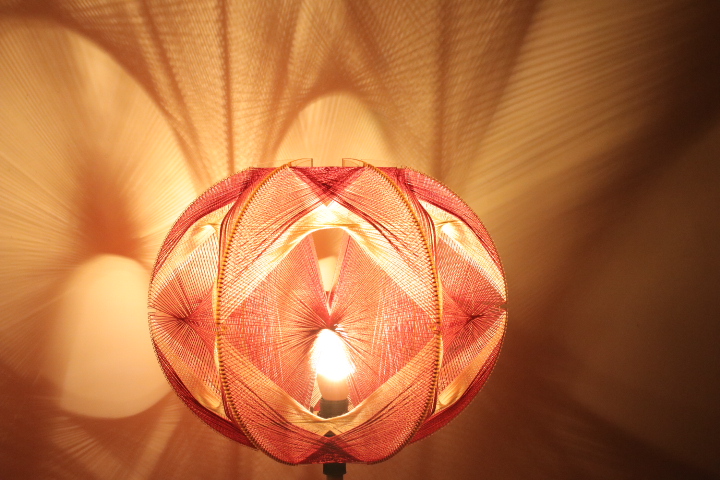Lamp glowing